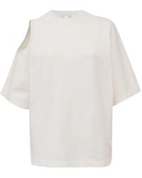 Agolde - T-Shirt Con Cut-Out Sulle Spalle - Lyst