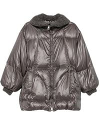 Panicale - Quilted Drawstring Jacket - Lyst