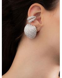 Paola Sighinolfi - Boucles D'Oreilles Pendantes À Perles - Lyst