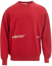 Ambush - Logo-Print Crew-Neck Sweatshirt - Lyst