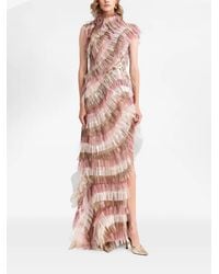 Gemy Maalouf - Fringes-Detail Maxi Dress - Lyst