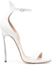 Casadei - Cappa Blade 120mm Leather Sandals - Lyst