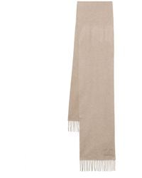 Max Mara - Embroidered-Logo Cashmere Scarf - Lyst
