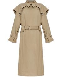 IRO - Cape-Collar Belted Trench Coat - Lyst