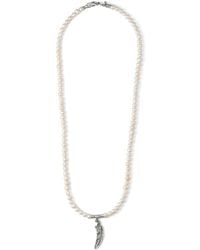 Emanuele Bicocchi - Feather Charm Necklace - Lyst