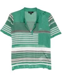 Lacoste - Striped Polo Shirt - Lyst