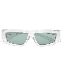 Rick Owens - Rectangular Frame Sunglasses - Lyst