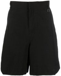 WOOYOUNGMI - Cotton-hemp Blend Bermuda Shorts - Lyst