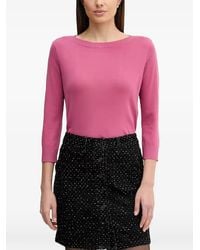 Benetton - Haut À Manches Trois-Quarts - Lyst
