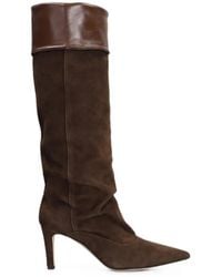 The Seller - Pointed-Toe Slouchy Knee-High Boots - Lyst