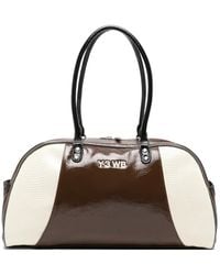 Y-3 - X Wales Bonner Patent-Finish Shoulder Bag - Lyst