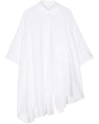 Yohji Yamamoto - Asymmetric Short-sleeve Shirt - Lyst