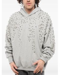 1989 STUDIO - Sudadera Con Capucha Y Apliques De Strass - Lyst