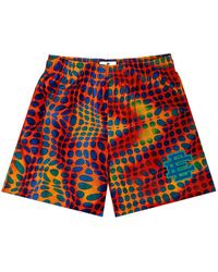 Eric Emanuel - Tie-Dye Logo-Patch Shorts - Lyst