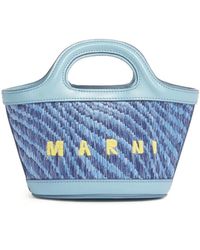 Marni - Raffia-Effect Tropicalia Micro Bag - Lyst
