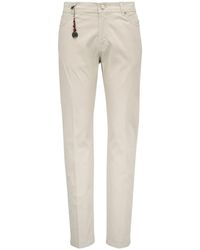 Marco Pescarolo - Pantalon Slim À Coupe Cinq Poches - Lyst