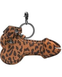 Vivienne Westwood - Leopard-Print Bone Keyring - Lyst