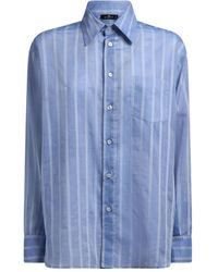 Etro - Striped Cotton Shirt-Donna - Lyst