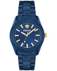 Versace - V-Dome Uhr - Lyst