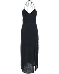 Twinset - Embroidered Eyelet Midi Dress - Lyst