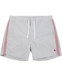Amundsen - Short De Bain À Rayures - Lyst
