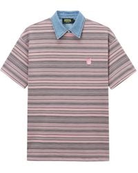 Mini Cream - Striped Polo Shirt - Lyst