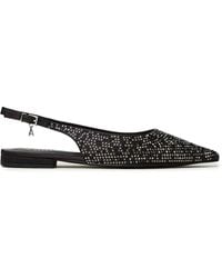 Twinset - Rhinestone-Embellished Slingback Ballet Flats - Lyst