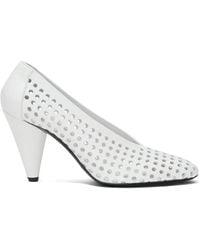 Proenza Schouler - 85Mm Perforated Leather Pumps - Lyst