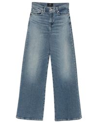 7 For All Mankind - Lotta Belt-Loop Pocket Jeans - Lyst