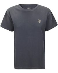 HTC - Flower-Embellished T-Shirt - Lyst