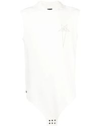Rick Owens X Champion - X Champion Logo-Embroidered Cotton Top - Lyst