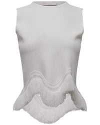 Ulla Johnson - Koa Fringed-Trim Top - Lyst
