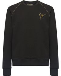 Giuseppe Zanotti Embroidered Logo Sweater - Black