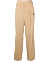 VTMNTS - Loose Fit Wool Trousers - Lyst