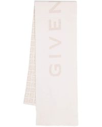 Givenchy - Sjaal Met Intarsia Logo - Lyst