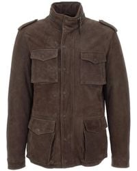 Volfagli - Veste Santa Croce Camoscio En Daim - Lyst