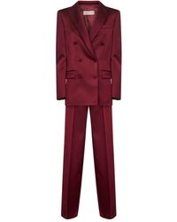 Blanca Vita - Completo Doppiopetto Con Revers A Lancia - Lyst