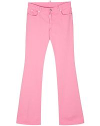 DSquared² - Mid Waist Flared Jeans - Lyst