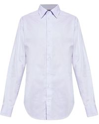 Emporio Armani - Long-Sleeved Button-Down Shirt - Lyst