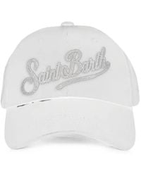 MC2 Saint Barth - Crystal-Embellished Baseball Cap - Lyst