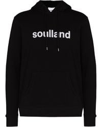 Soulland - Goodie Logo-print Cotton Hoodie - Lyst