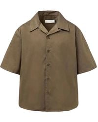 Amomento - Open-Collar Short-Sleeve Shirt - Lyst
