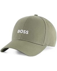BOSS - Zed Logo-Embroidered Baseball Cap - Lyst