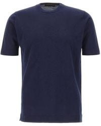 FILIPPO DE LAURENTIIS - Knit Crew-Neck T-Shirt - Lyst
