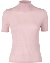 Max Mara - Gerippter Rollkragenpullover - Lyst