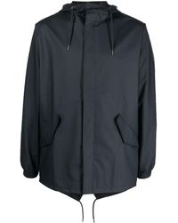 Rains - Drawstring-Hood Parka Jacket - Lyst