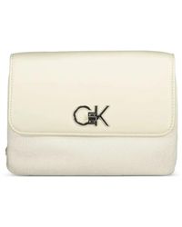 Calvin Klein - Logo-Jacquard Chain-Strap Tote Bag - Lyst