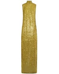 ‎Taller Marmo - Miami Disco Sequin-Embellished Maxi Dress - Lyst