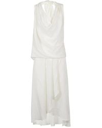Silk95five - Mouwloze Midi-Jurk - Lyst