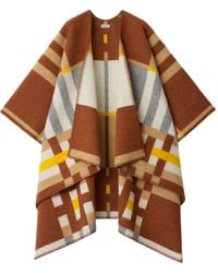 Burberry - Kariertes Cape - Lyst